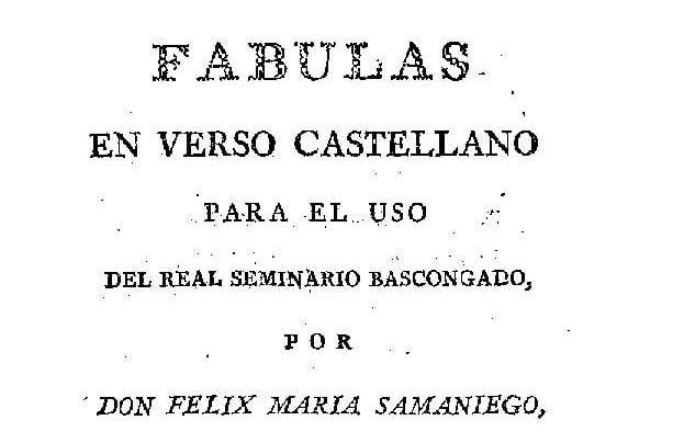 2 Fabulas en verso castellano para el uso del Real Seminario Bascongado Texto impreso  5 e1685553347241