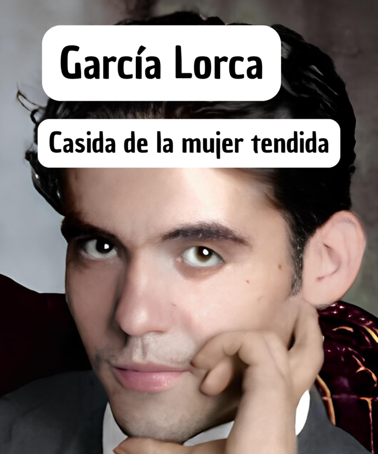 García Lorca, Casida de la mujer tendida